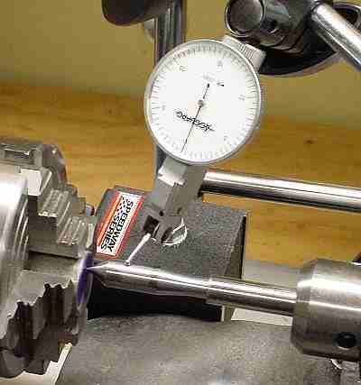 Center Finder in Use